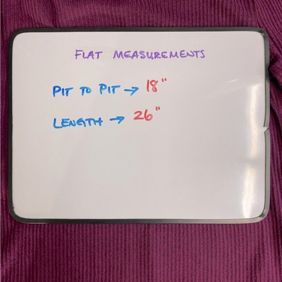 Old Navy Burgundy Winter Wine Plush Ribbed Long Sleeve Crew Neck Tee L - Picture 6 of 15